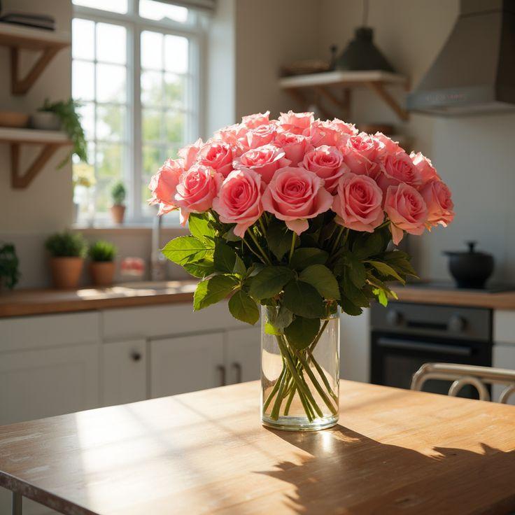 Spring Shimmer Lane workshop space where corporate flower arrangements are designed and prepared for business delivery